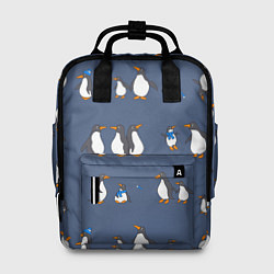 Женский рюкзак Забавное семейство пингвинов