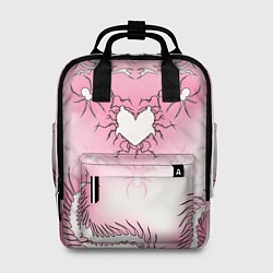 Рюкзак женский Сердце сколопендры, цвет: 3D-принт