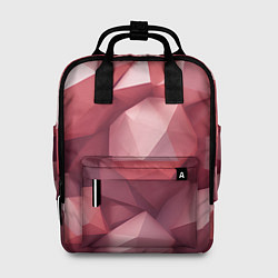 Женский рюкзак Розовые полигоны