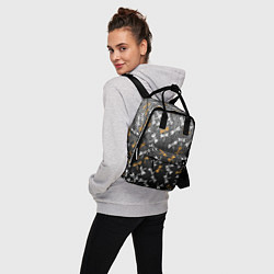 Рюкзак женский Стрекозы поверх графики, цвет: 3D-принт — фото 2