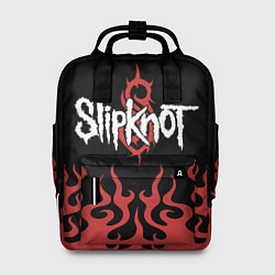 Рюкзак женский Slipknot в огне, цвет: 3D-принт