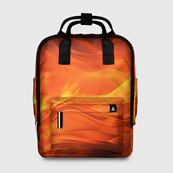 Рюкзак женский Яркий огонь, цвет: 3D-принт