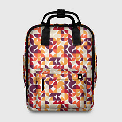 Рюкзак женский Паттерн в стиле баухаус, цвет: 3D-принт