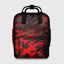 Женский рюкзак Черно красные текстуры