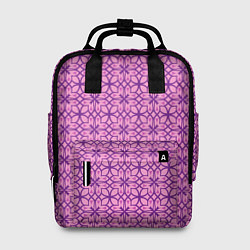 Рюкзак женский Фиолетовый орнамент, цвет: 3D-принт