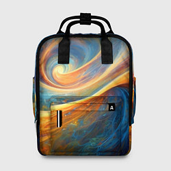 Рюкзак женский Космические завихрения, цвет: 3D-принт