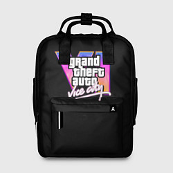 Рюкзак женский Gta 6 vice city logo, цвет: 3D-принт