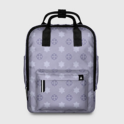 Женский рюкзак Минималистичный фиолетовый орнамент