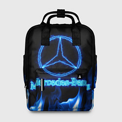 Женский рюкзак Mercedes-benz blue neon