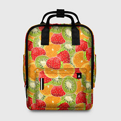Женский рюкзак Сочные фрукты и ягоды