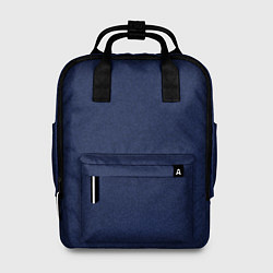 Женский рюкзак Однотонный тёмно-синий текстура