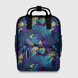 Рюкзак женский Abstract vector pattern, цвет: 3D-принт