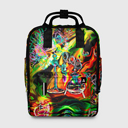 Рюкзак женский Хамелеон и стихии, цвет: 3D-принт
