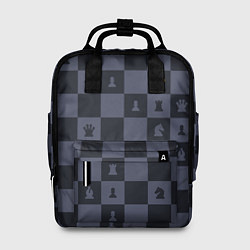 Женский рюкзак Синяя шахматная доска