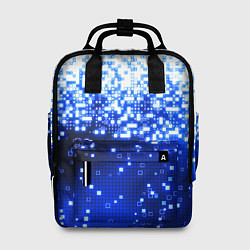 Рюкзак женский Поврежденный цифровой скин - осыпающиеся пиксели, цвет: 3D-принт