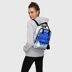 Рюкзак женский Поврежденный цифровой скин - дыра, цвет: 3D-принт — фото 2