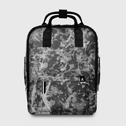 Рюкзак женский Абстракция - серый антрацит, цвет: 3D-принт