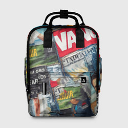 Рюкзак женский Vanguard collage - ai art patchwork, цвет: 3D-принт