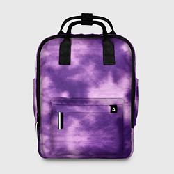 Рюкзак женский Фиолетовый тайдай, цвет: 3D-принт
