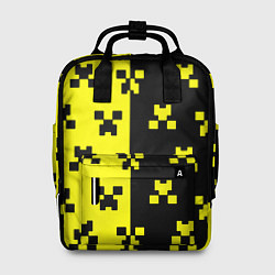 Рюкзак женский Minecraft logo brend online, цвет: 3D-принт