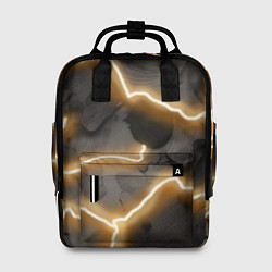 Рюкзак женский Электрический удар молнии паттерн, цвет: 3D-принт