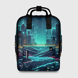Женский рюкзак Metropolis - vaporwave neon glow