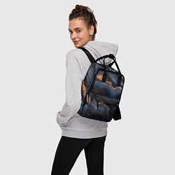 Рюкзак женский Лакшери текстура с узорами, цвет: 3D-принт — фото 2