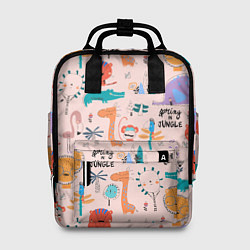 Рюкзак женский Spring in jungle, цвет: 3D-принт
