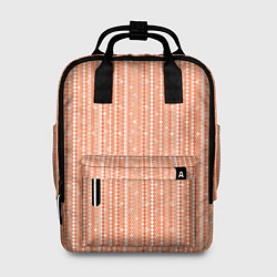 Женский рюкзак Оранжевый полосы узоры