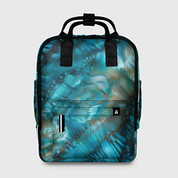 Рюкзак женский Абстракция батик - морской стиль, цвет: 3D-принт