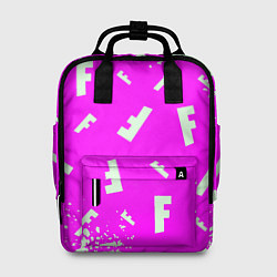 Рюкзак женский Fortnite pattern pink, цвет: 3D-принт