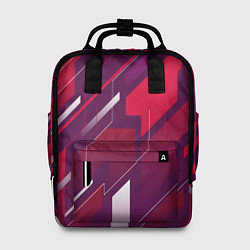 Рюкзак женский Абстракция графика экстремальной формы, цвет: 3D-принт