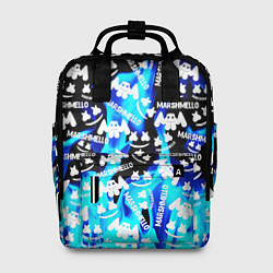 Рюкзак женский Marshmello fire, цвет: 3D-принт