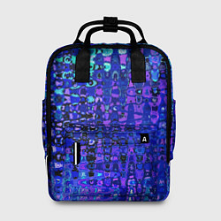 Женский рюкзак Абстракция синий индиго