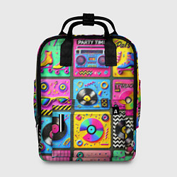 Женский рюкзак Вибрации 90-х вечеринка в стиле ретро