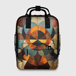 Рюкзак женский Винтажная мозайка, цвет: 3D-принт