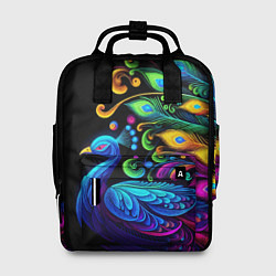 Женский рюкзак Neon peacock - art