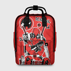 Рюкзак женский Такой разный Дэдпул, цвет: 3D-принт