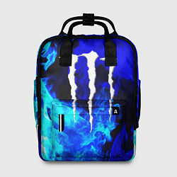 Женский рюкзак Monster energy синий дым