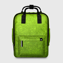 Рюкзак женский Жёлто-зелёный кислотный текстурный градиент, цвет: 3D-принт