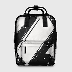 Рюкзак женский Color black white, цвет: 3D-принт