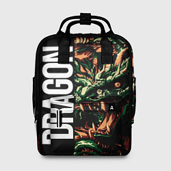 Рюкзак женский Татуировка дракона ирезуми, цвет: 3D-принт