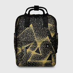Женский рюкзак Triangle yellow with dots