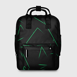 Рюкзак женский Color light green line, цвет: 3D-принт