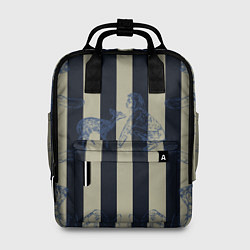 Женский рюкзак Чёрные полосы