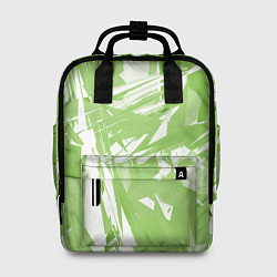 Рюкзак женский Color white green, цвет: 3D-принт
