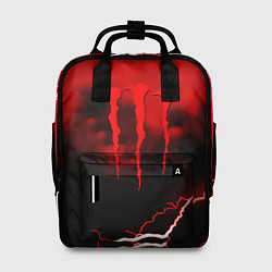 Рюкзак женский Monster energy red storm, цвет: 3D-принт