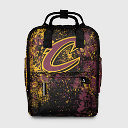 Рюкзак женский Кливленд Кавальерс брызги красок, цвет: 3D-принт