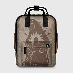 Рюкзак женский Медведь хранитель, цвет: 3D-принт