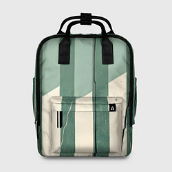 Женский рюкзак Зеленые полосы